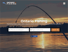 Tablet Screenshot of ontariofishing.com